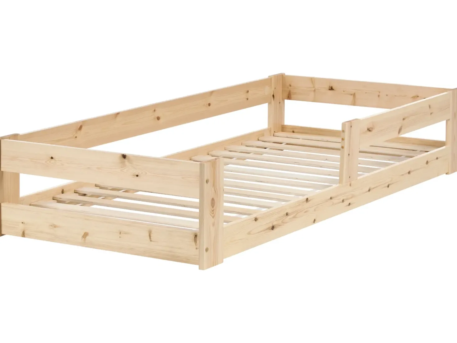 Letto per bambini Legno di pino PRIMELLES 90 x 200 cm Marrone chiaro