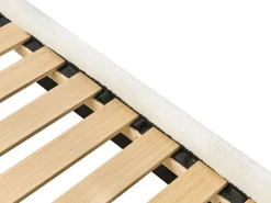 Letto per bambini Nuvola Bouclé BELLEVUE 90 x 200 cm Bianco sporco