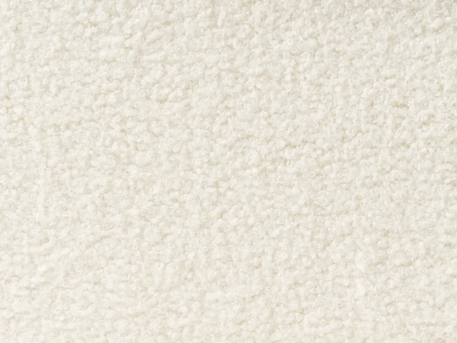 Letto per bambini Nuvola Bouclé BELLEVUE 90 x 200 cm Bianco sporco
