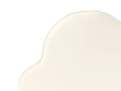 Letto per bambini Nuvola Velluto BELLEVUE 90 x 200 cm Beige chiaro