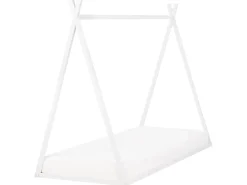 Letto per bambini Tenda Tipi Legno di pino SAURAT 90 x 200 cm Bianco