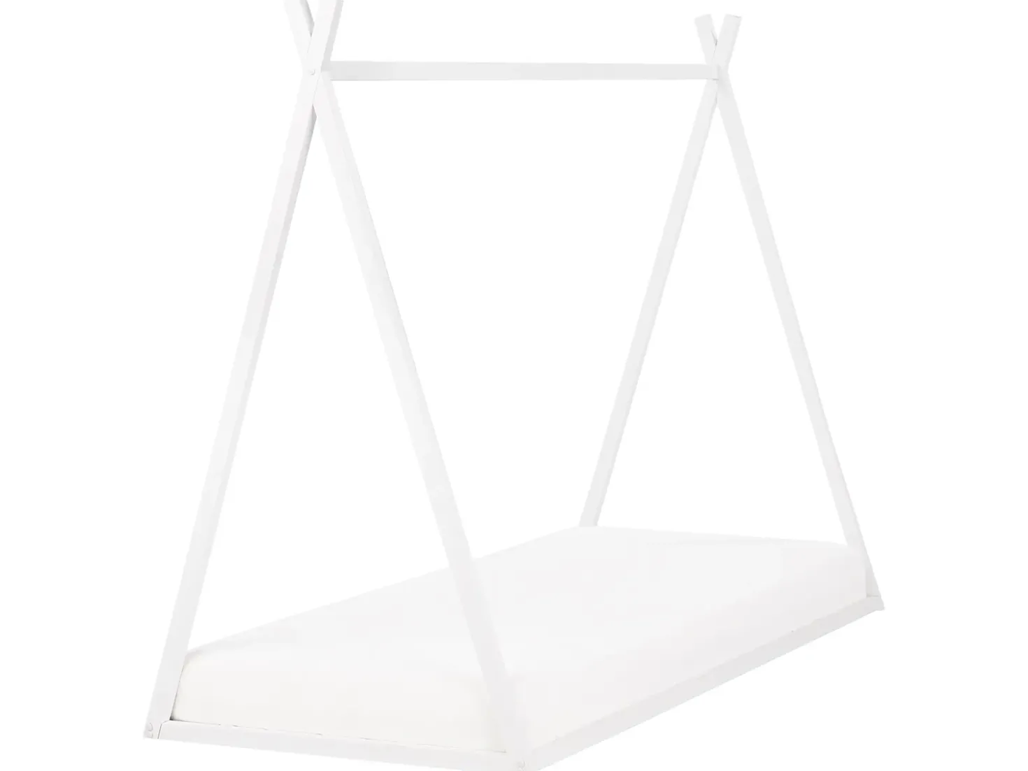 Letto per bambini Tenda Tipi Legno di pino SAURAT 90 x 200 cm Bianco