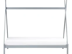Letto per bambini Tenda Tipi Legno di pino DEVAY 90 x 200 cm Grigio