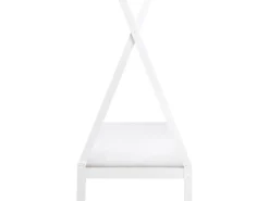 Letto per bambini Tenda Tipi Legno di pino DEVAY 90 x 200 cm Bianco