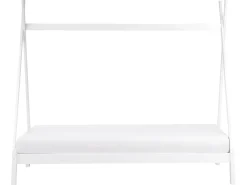 Letto per bambini Tenda Tipi Legno di pino DEVAY 90 x 200 cm Bianco