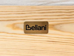 Letto per bambini Tenda Tipi Legno di pino DEVAY 90 x 200 cm Marrone chiaro