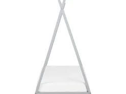 Letto per bambini Tenda Tipi Legno di pino SAURAT 90 x 200 cm Grigio