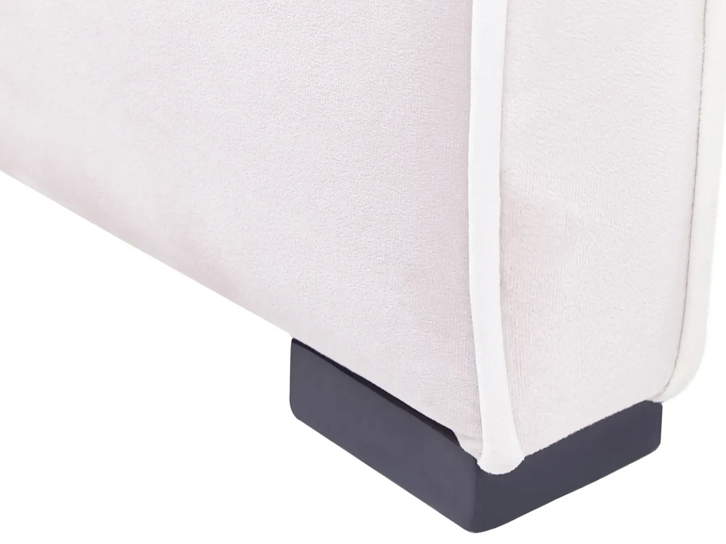 Letto per bambini Velluto TEENIE 90 x 200 cm Rosa pastello