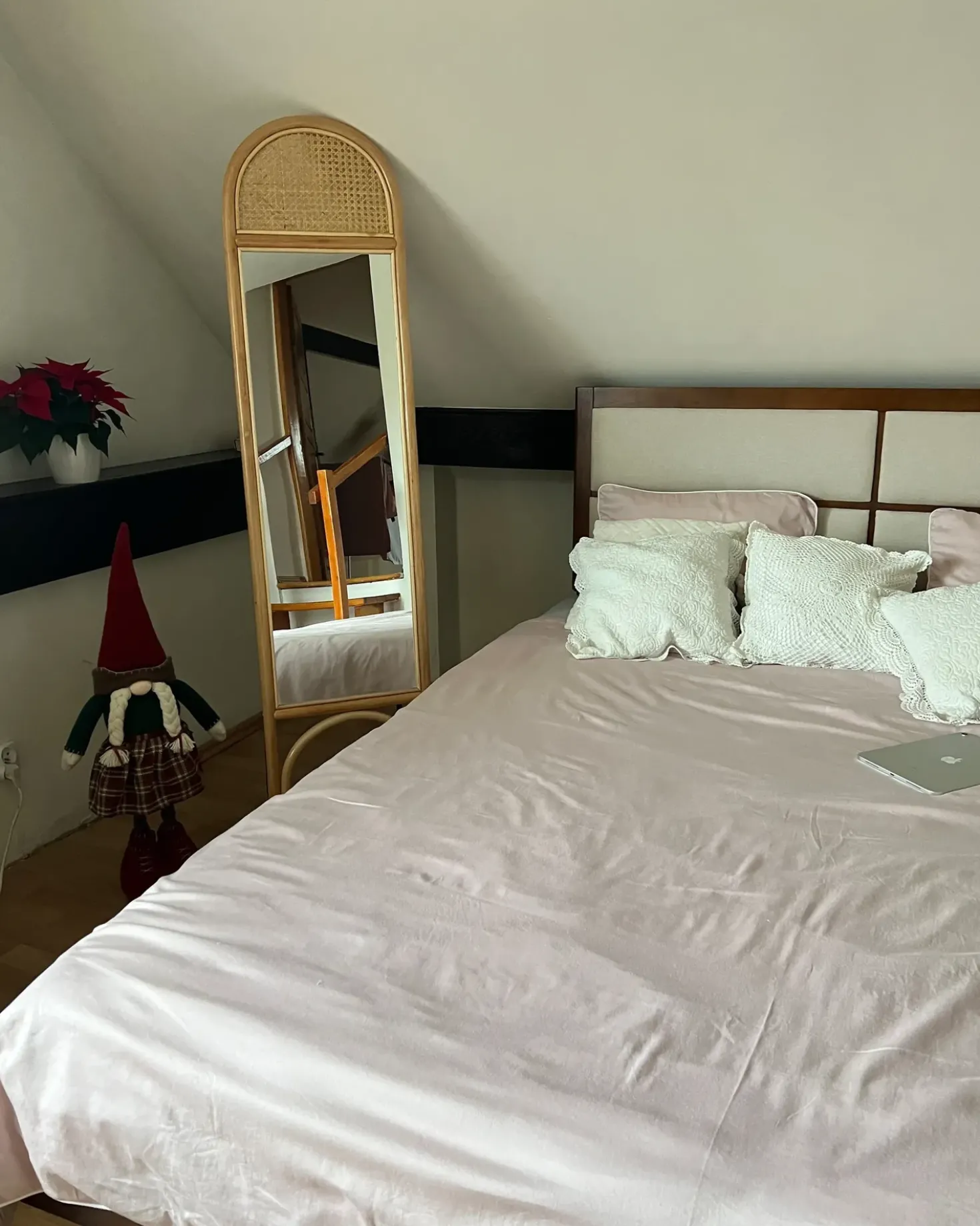 Letto POISSY 180 x 200 cm Frasino scuro
