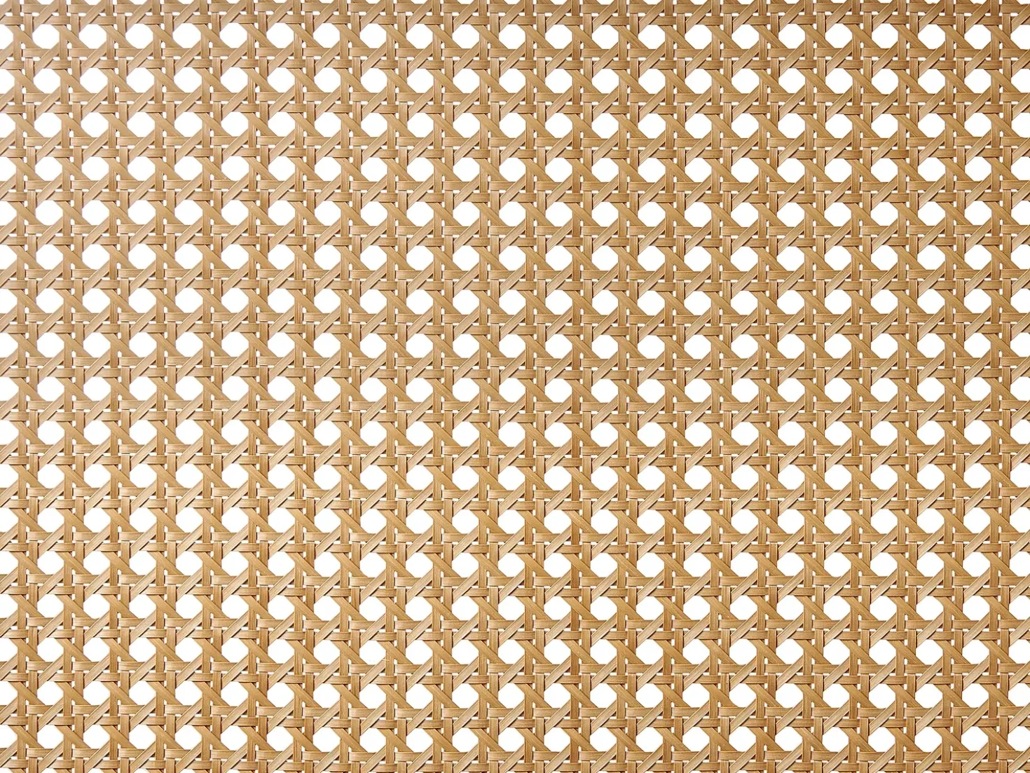 Letto Rattan BOUSSICOURT 180 x 200 cm Marrone scuro