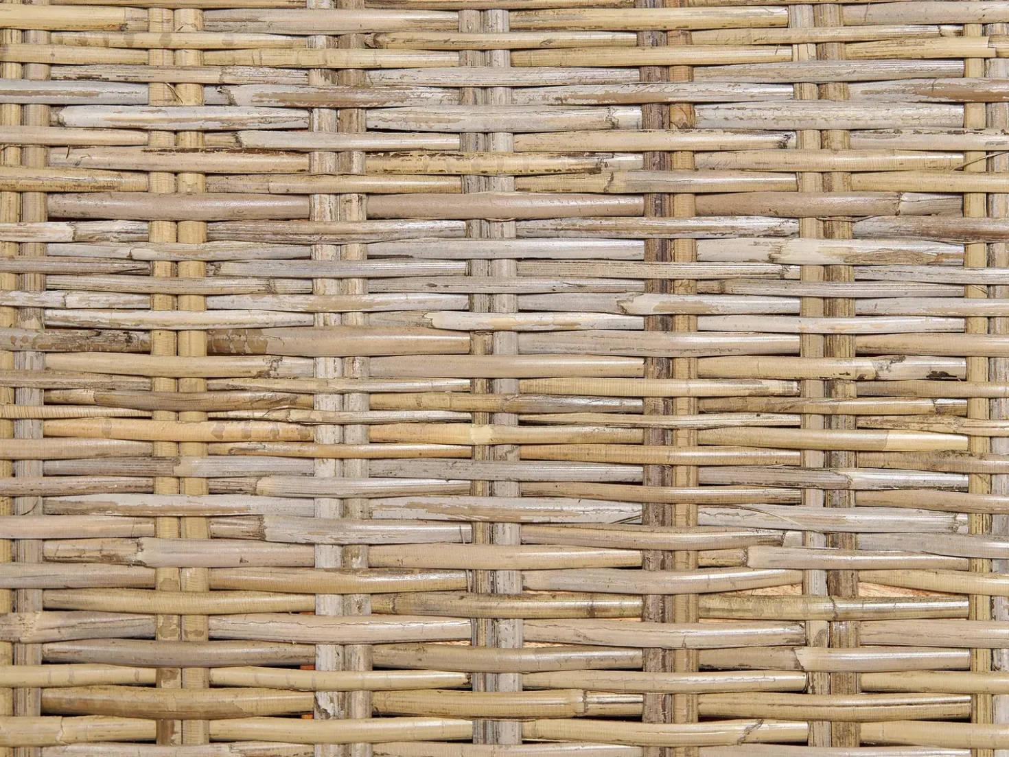 Letto Rattan SALBRIS 180 x 200 cm Naturale