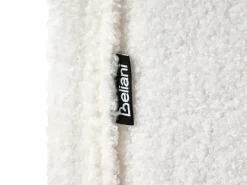Letto regolabile Bouclé CASTELLAN 90 x 200 cm Bianco sporco