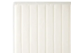 Letto regolabile Bouclé CASTELLAN 90 x 200 cm Bianco sporco