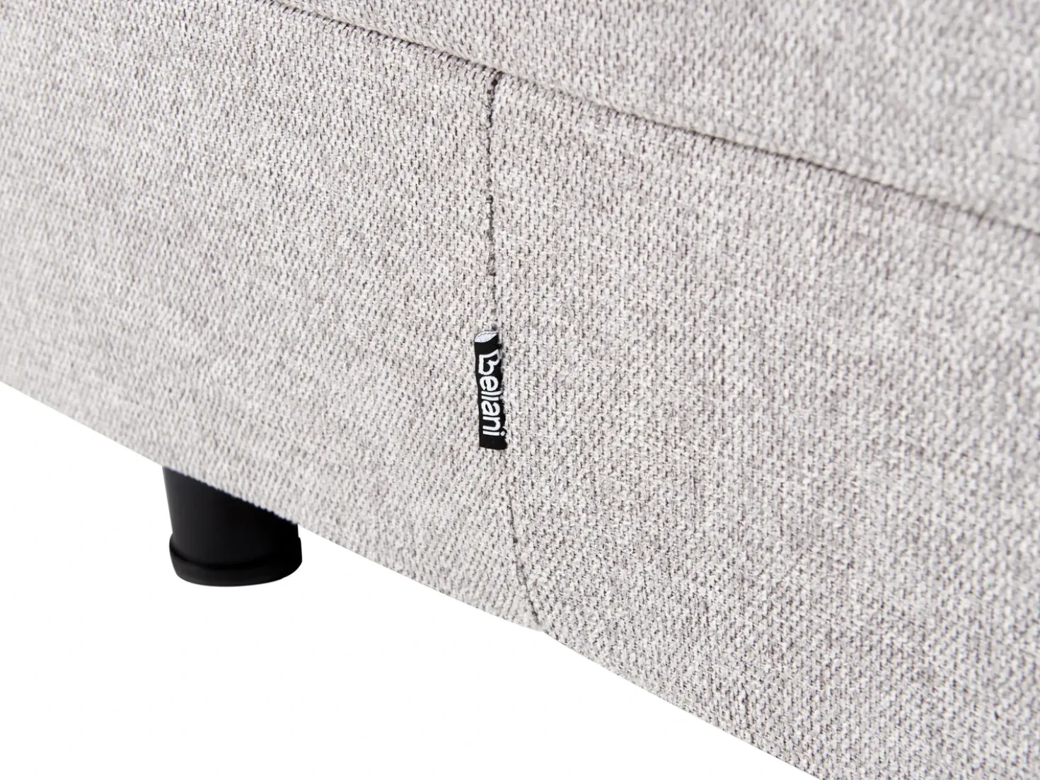 Letto regolabile senza testiera Tessuto DUKE 180 x 200 cm Grigio chiaro
