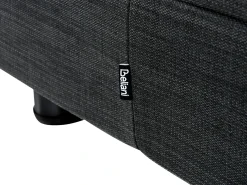 Letto regolabile senza testiera Tessuto DUKE 90 x 200 cm Grigio scuro