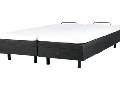 Letto regolabile senza testiera Tessuto DUKE 180 x 200 cm Grigio scuro