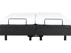 Letto regolabile senza testiera Tessuto DUKE 180 x 200 cm Grigio scuro