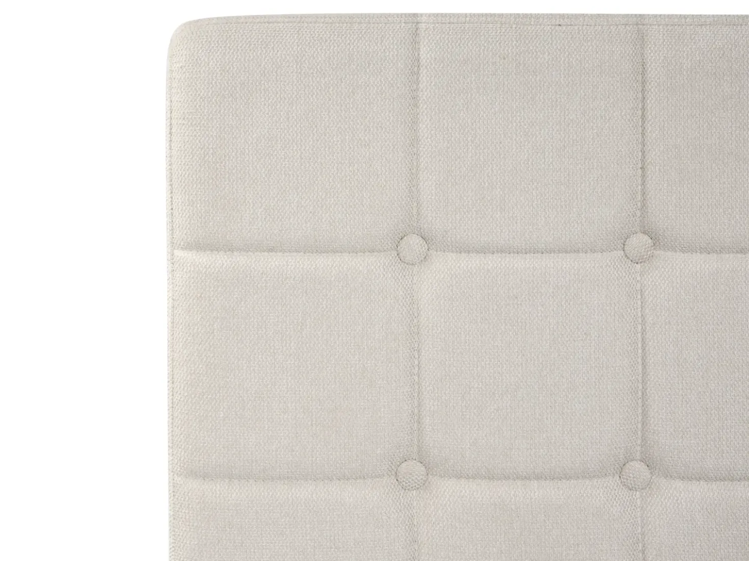 Letto regolabile Tessuto DUKE 90 x 200 cm Beige chiaro
