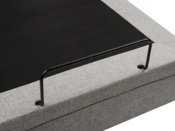 Letto regolabile Tessuto DUKE 180 x 200 cm Grigio chiaro