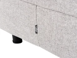 Letto regolabile Tessuto DUKE 180 x 200 cm Grigio chiaro