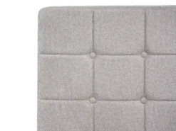 Letto regolabile Tessuto DUKE 180 x 200 cm Grigio chiaro