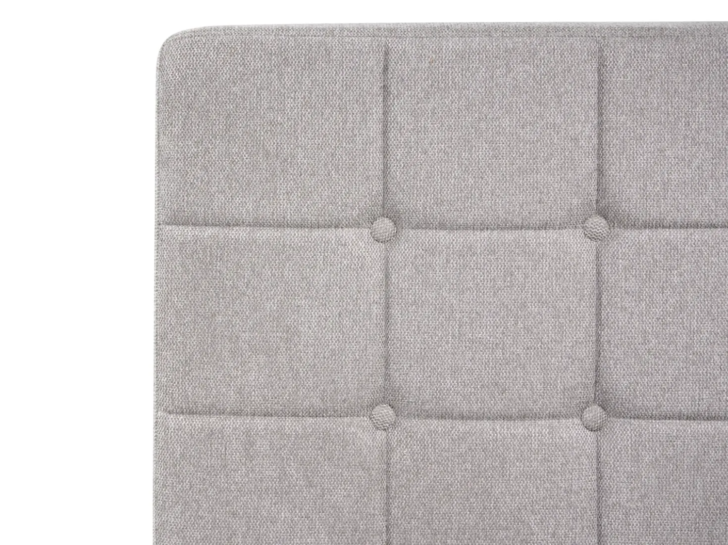 Letto regolabile Tessuto DUKE 180 x 200 cm Grigio chiaro