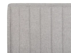Letto regolabile Tessuto CASTELLAN 90 x 200 cm Grigio chiaro