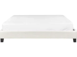 Letto senza testata Bouclé ROANNE 180 x 200 cm Beige chiaro