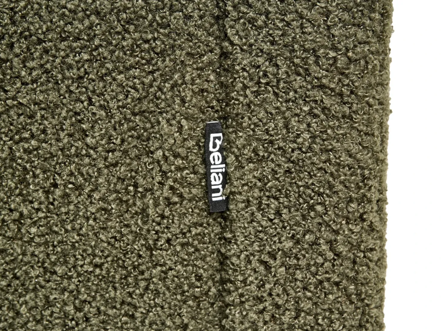 Letto senza testata Bouclé ROANNE 180 x 200 cm Verde scuro