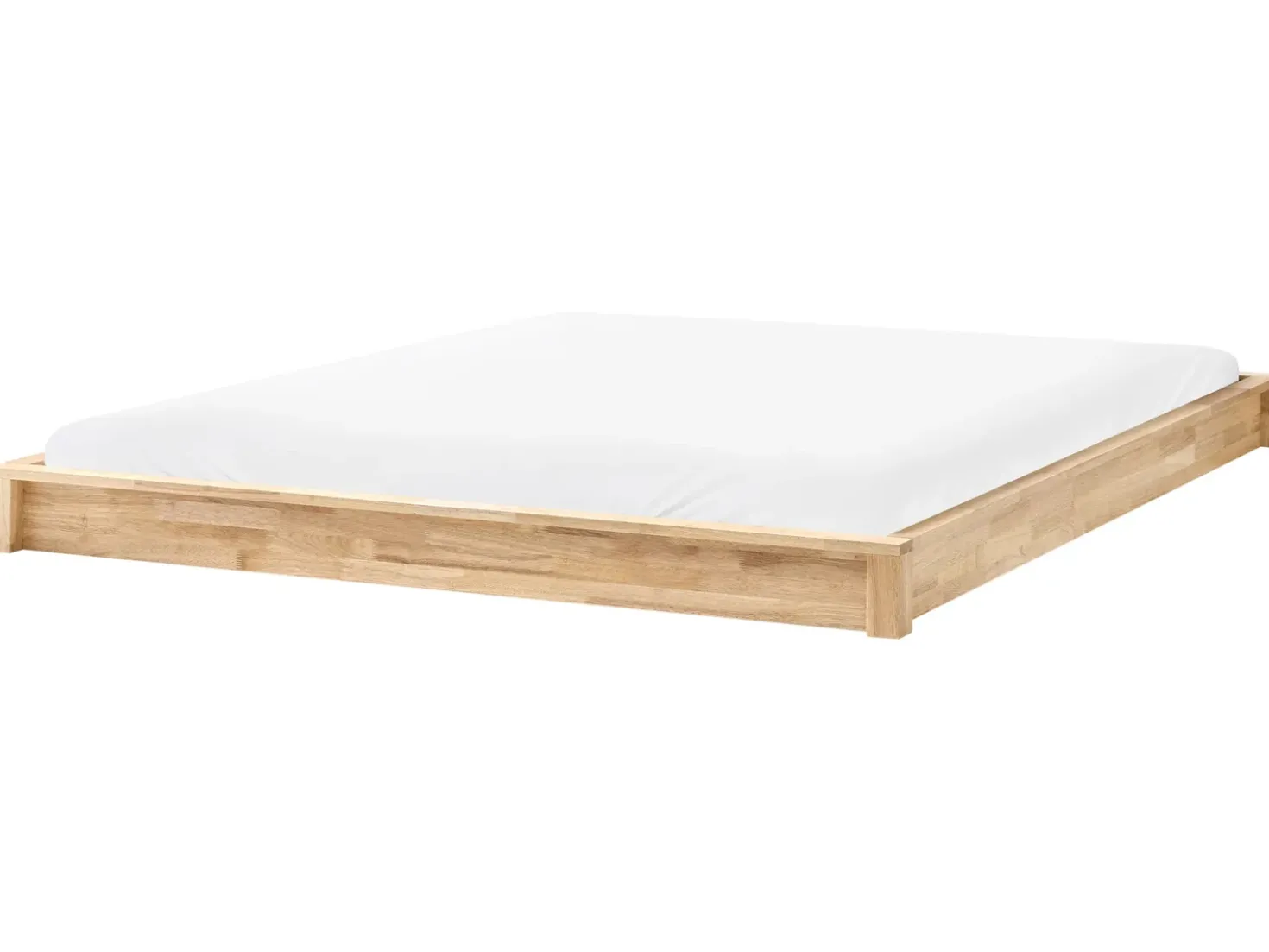 Letto senza testata Legno ANTRAS 180 x 200 cm Marrone chiaro