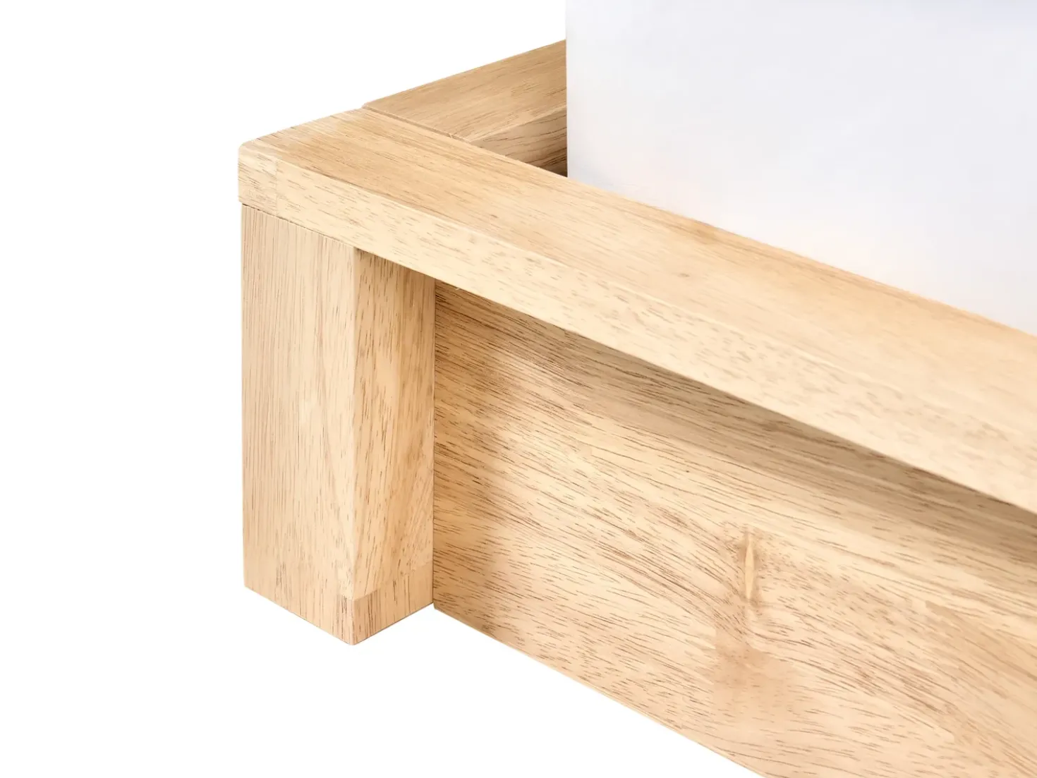 Letto senza testata Legno ANTRAS 180 x 200 cm Marrone chiaro
