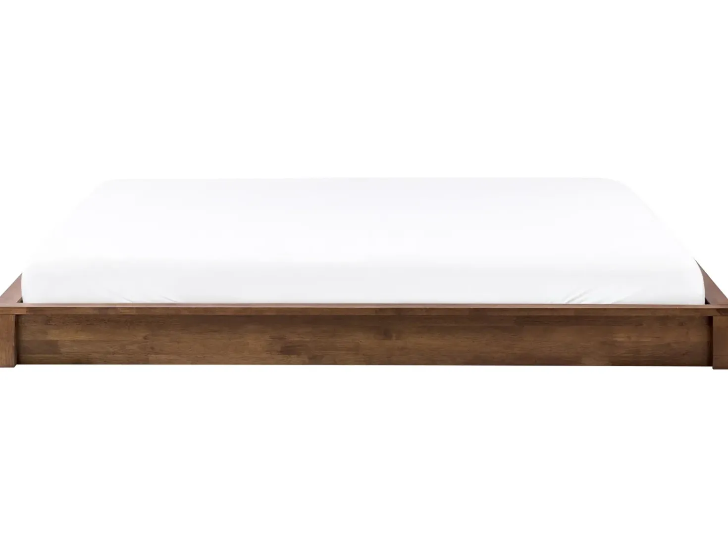 Letto senza testata Legno ANTRAS 180 x 200 cm Marrone scuro