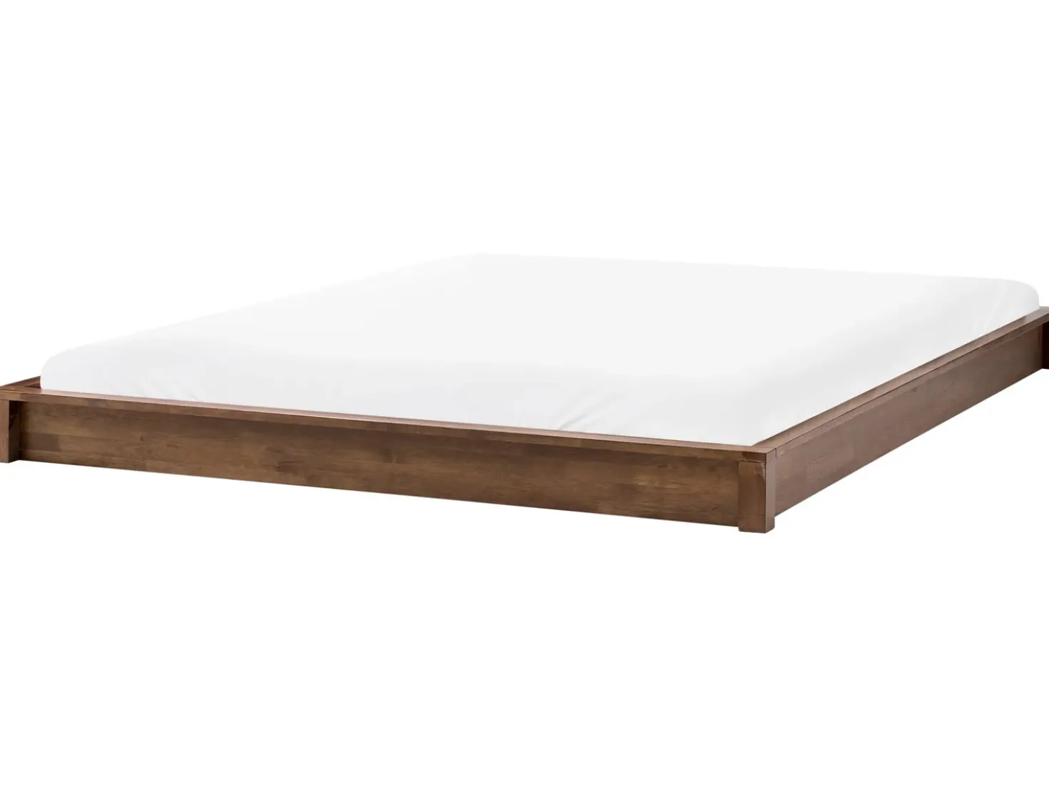 Letto senza testata Legno ANTRAS 180 x 200 cm Marrone scuro