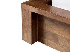 Letto senza testata Legno ANTRAS 180 x 200 cm Marrone scuro