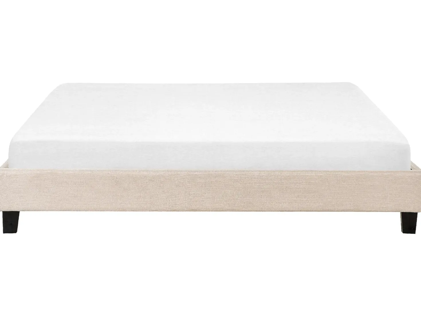 Letto senza testata Tessuto ROANNE 180 x 200 cm Beige