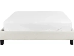 Letto senza testata Tessuto ROANNE 140 x 200 cm Beige chiaro