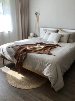 Letto SERRIS 180 x 200 cm Marrone chiaro