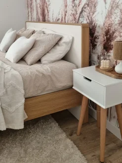 Letto SERRIS 180 x 200 cm Marrone chiaro
