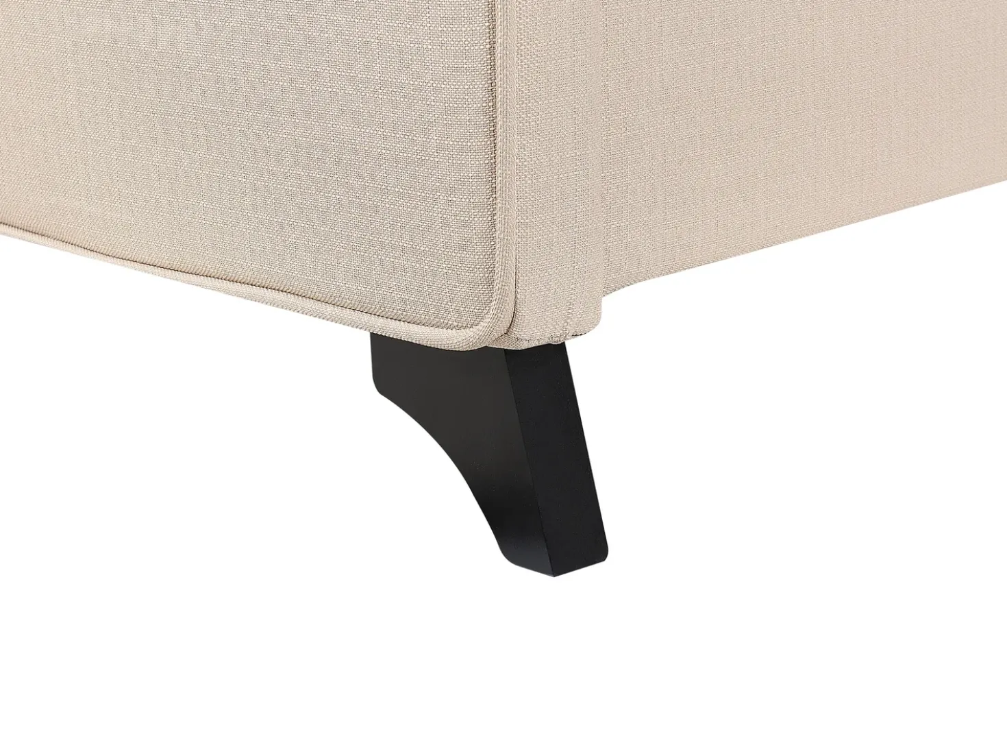 Letto Tessuto AMBASSADOR 160 x 200 cm Beige