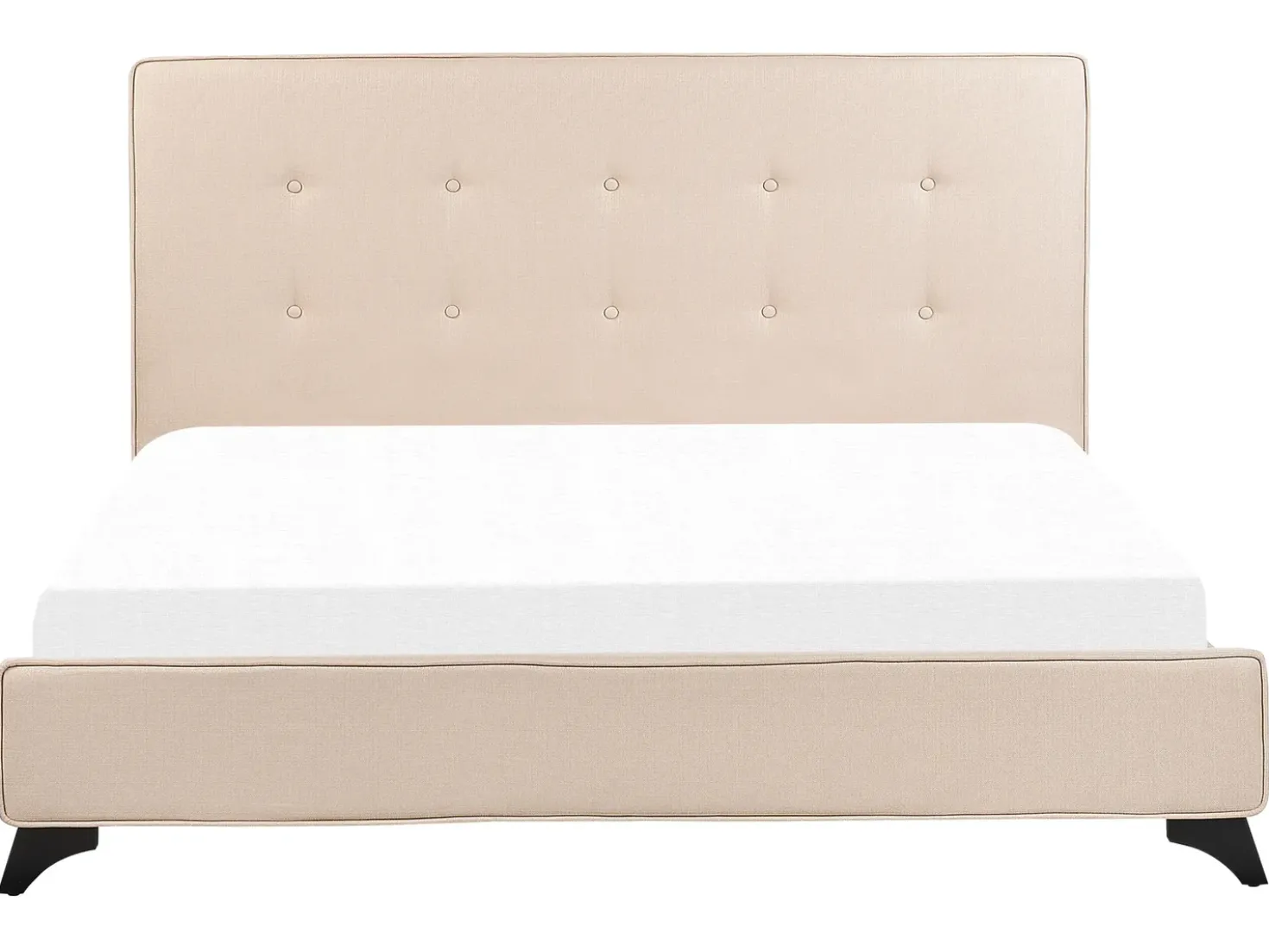 Letto Tessuto AMBASSADOR 160 x 200 cm Beige