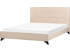Letto Tessuto AMBASSADOR 160 x 200 cm Beige