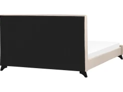 Letto Tessuto AMBASSADOR 160 x 200 cm Beige