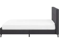 Letto Tessuto AMBASSADOR 160 x 200 cm Grigio scuro