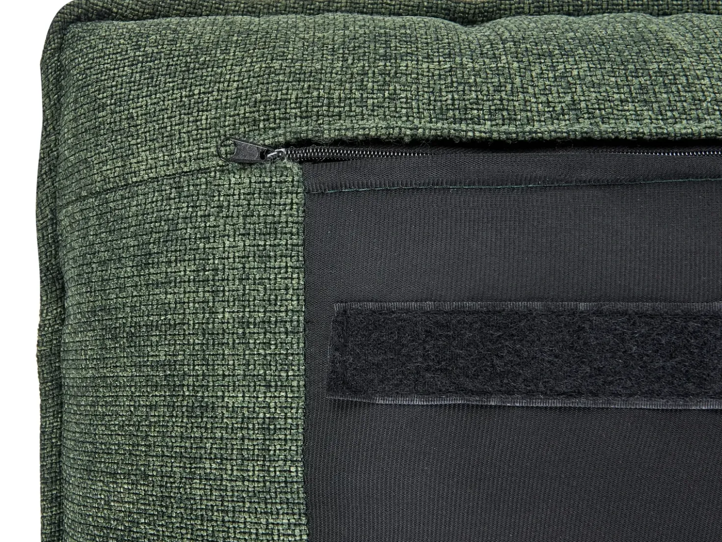 Letto Tessuto BAJONNA 180 x 200 cm Verde scuro