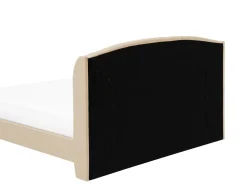Letto Tessuto BORDEAUX 180 x 200 cm Beige