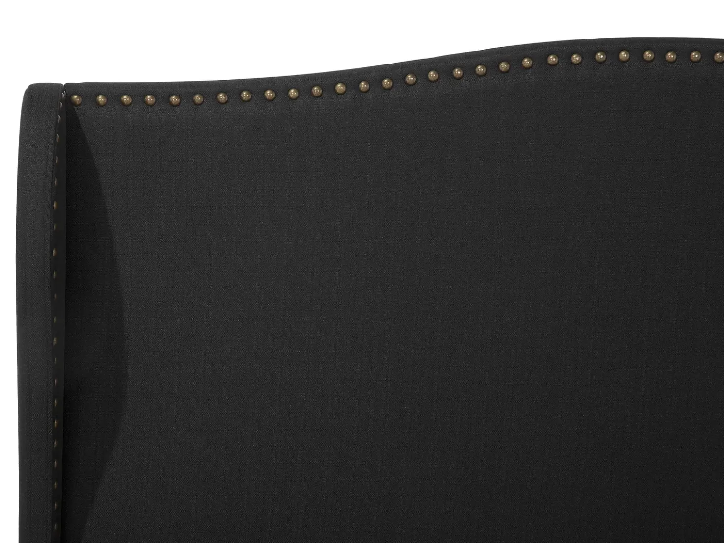 Letto Tessuto COLMAR 180 x 200 cm Nero
