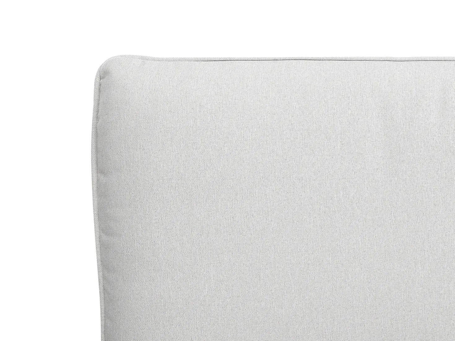 Letto Tessuto CORIO 180 x 200 cm Grigio chiaro