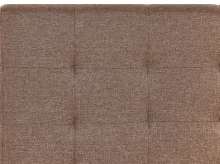 Letto Tessuto LA ROCHELLE 180 x 200 cm Marrone