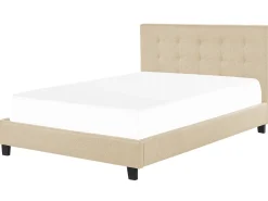 Letto Tessuto LA ROCHELLE 180 x 200 cm Beige