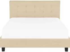 Letto Tessuto LA ROCHELLE 180 x 200 cm Beige